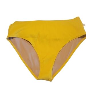 Old Navy Yellow High-Waisted Bikini Bottom NWT Size 3X